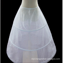 White Petticoats 3 Hoops Clear Bridal Petticoat for Beautiful Wedding Dress